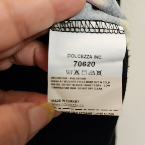 Simply Art by Dolcezza Top Multi Color Abstract Tunic Long Sleeve Women L Artsy - Picture 10 of 12